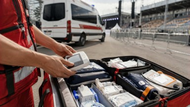 Дежурство скорой на мероприятиях в Туапсе