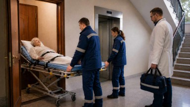 Транспортировка больных после выписки в Туапсе